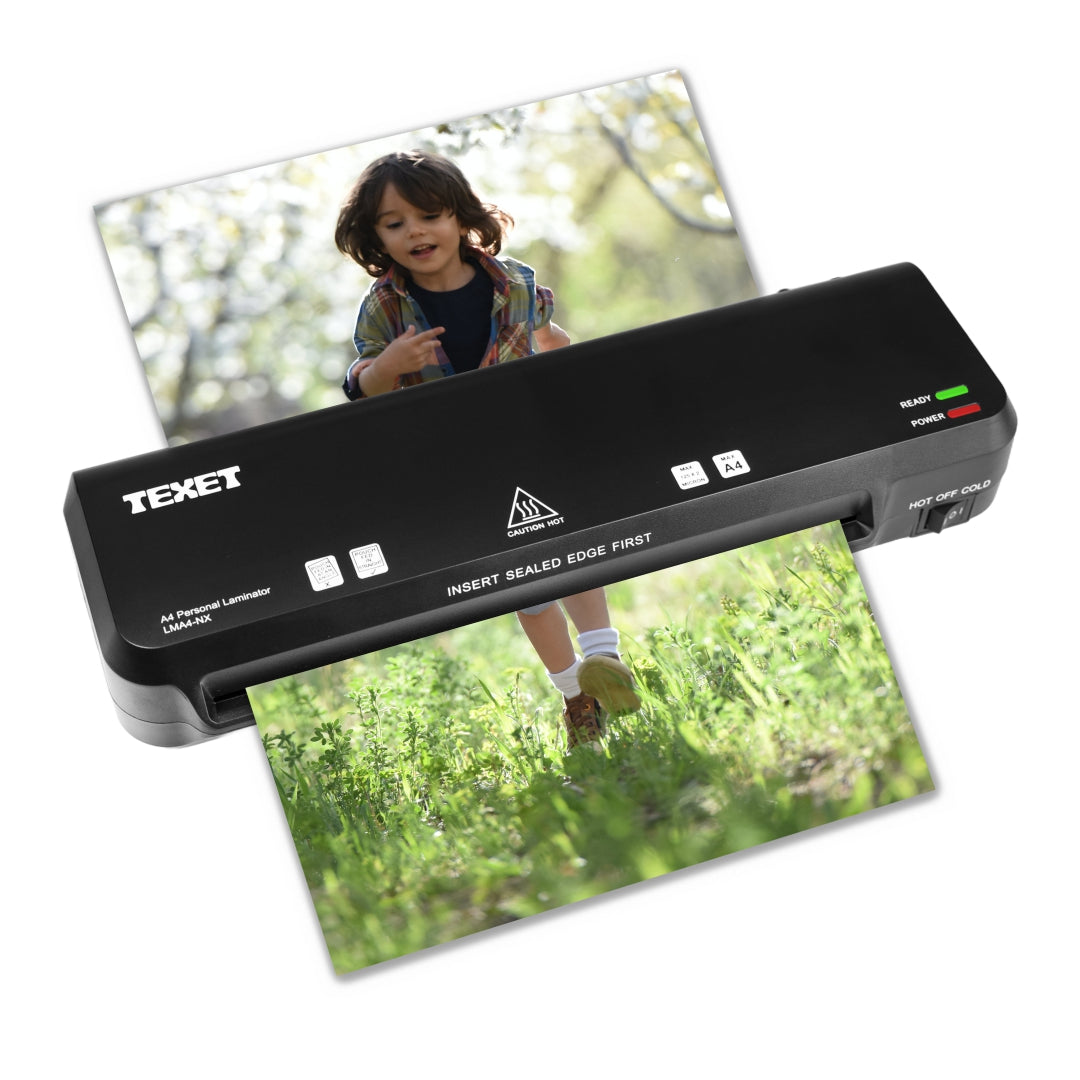 Texet LMA4-NX A4 Hot Laminator - Portable & Quick Heat