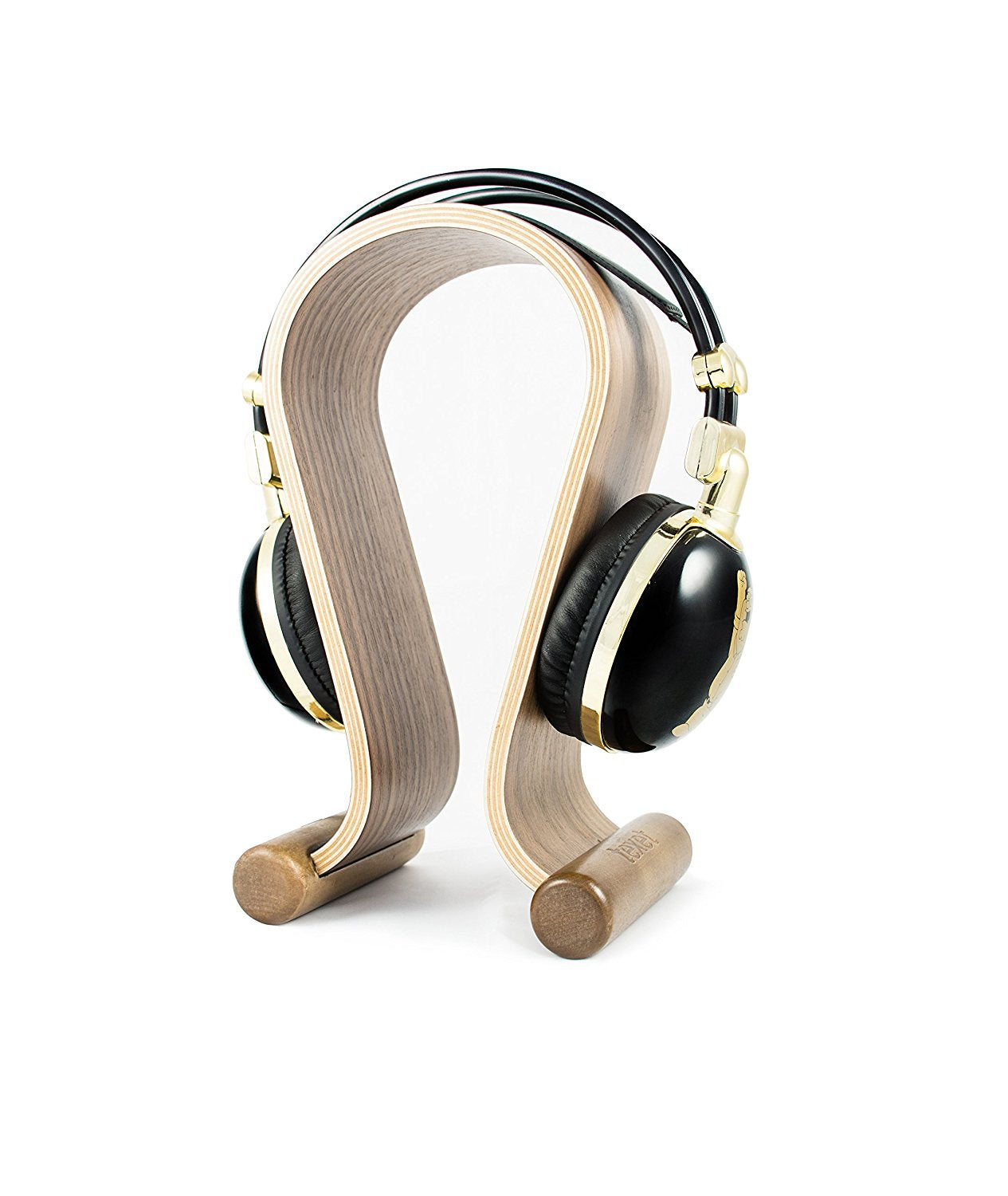 Texet Wooden Headphone Stand (Black Walnut) - HPS-001W