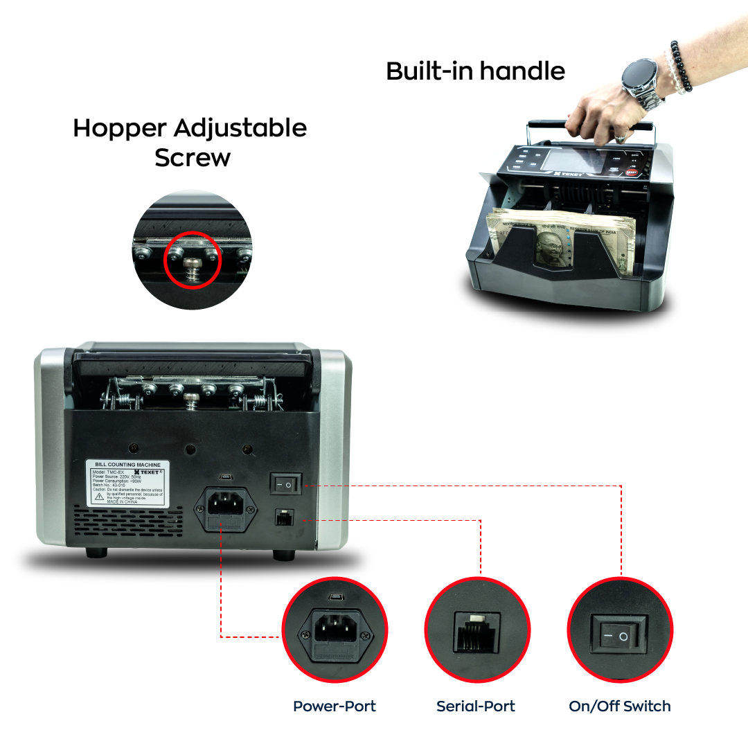 TEXET Money Counter with Value Counting Function TMC-EX