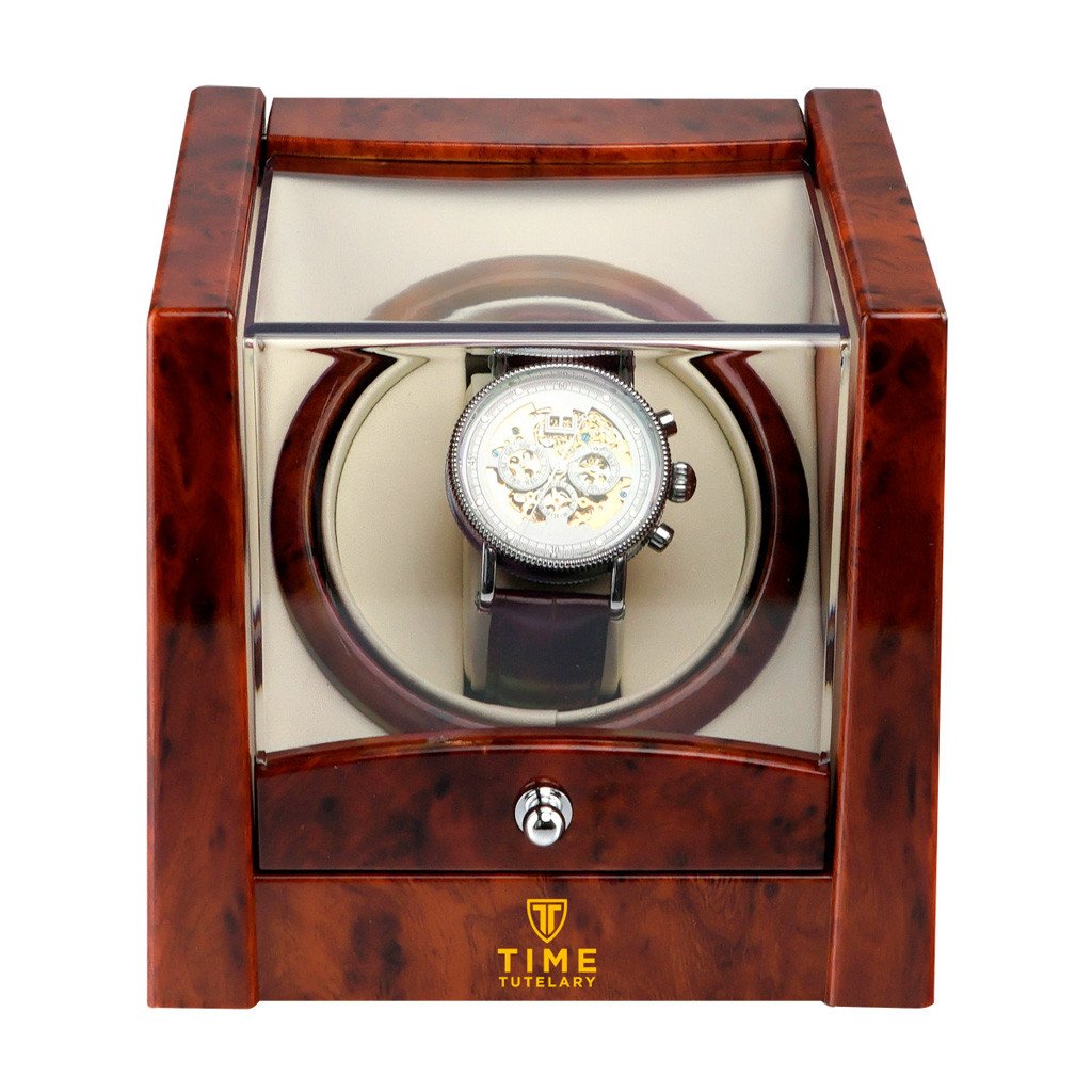 Time Tutelary KA079-BURL Single Watch Winder