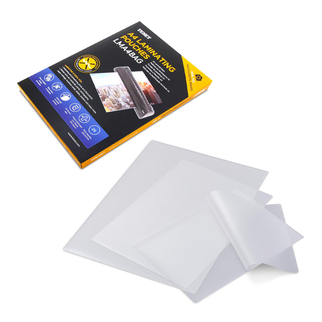 Glossy Finish Laminating Pouch Film (A4) - TEXET