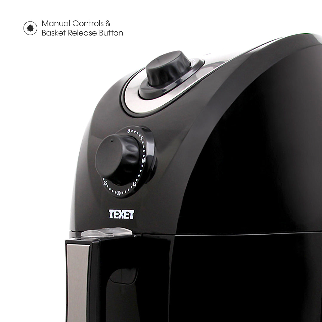 TEXET 3.2 L Analog Air Fryer with Rapid Air Technology