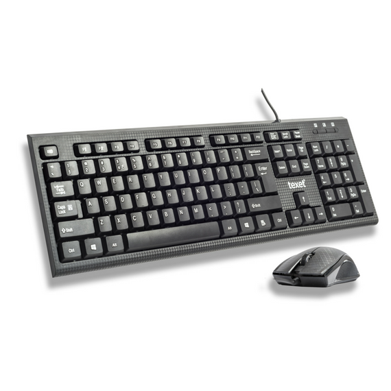 TEXET Wired Keyboard Mouse Combo - TEXET