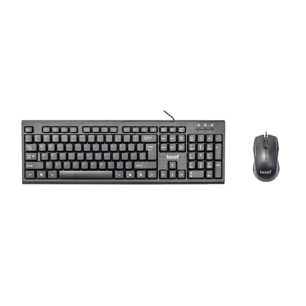 Texet Keyboard, Mouse & Mouse Pad Combo