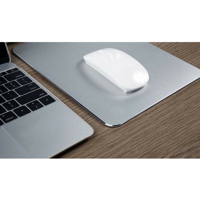 Texet XXL Aluminum Metal Mousepad Anti-Skid Mouse Pad Intensive Gaming Mousepad for MacBook, Laptop, Desktop & Windows PC